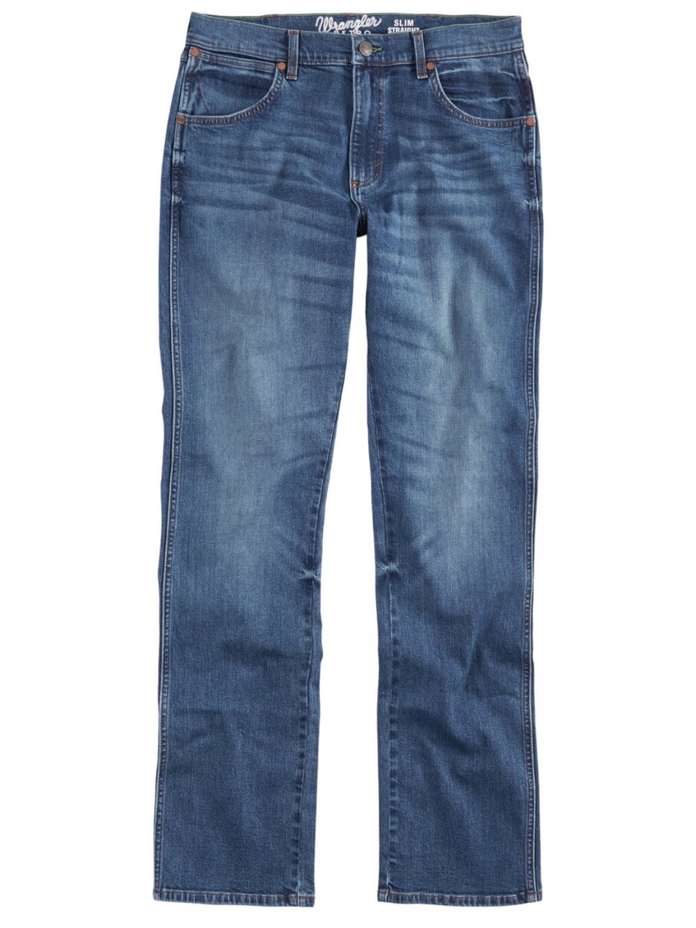 Wrangler Retro Medium Blue Denim Jeans